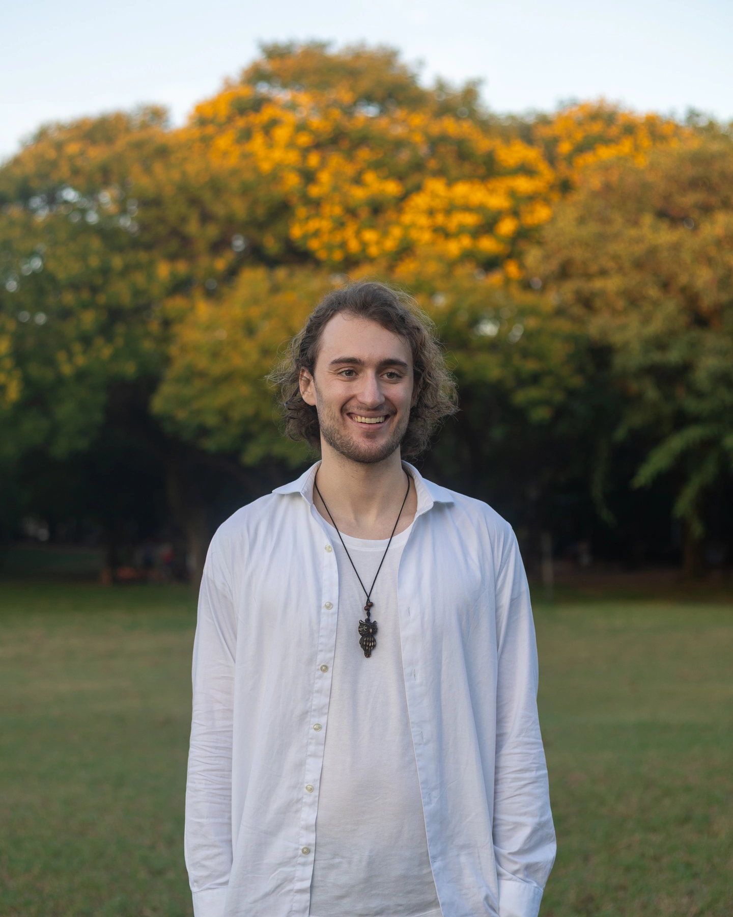 After: Standing in a park at golden hour. Simple but it works.